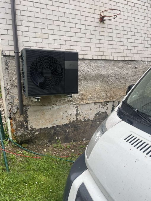 Šilumos siurblys oras-vanduo MIDEA M-Thermal Arctic MHA-V12W/D2RN8-B2 su HB-A160/CDS90GN8-B2 (12.00 kw)  3Ø  -25 - Image 2