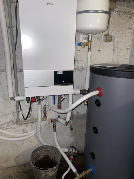 Šilumos siurblys oras-vanduo MIDEA M-Thermal Arctic MHA-V12W/D2RN8-B2 su HB-A160/CDS90GN8-B2 (12.00 kw)  3Ø  -25 - Image 3
