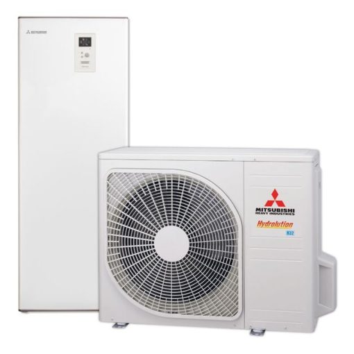 Šilumos siurblys oras-vanduo Mitsubishi Heavy HMA100-W / FDCW100VNX-A su integr. 180 ltr. talpa (10.00 kw)  -20