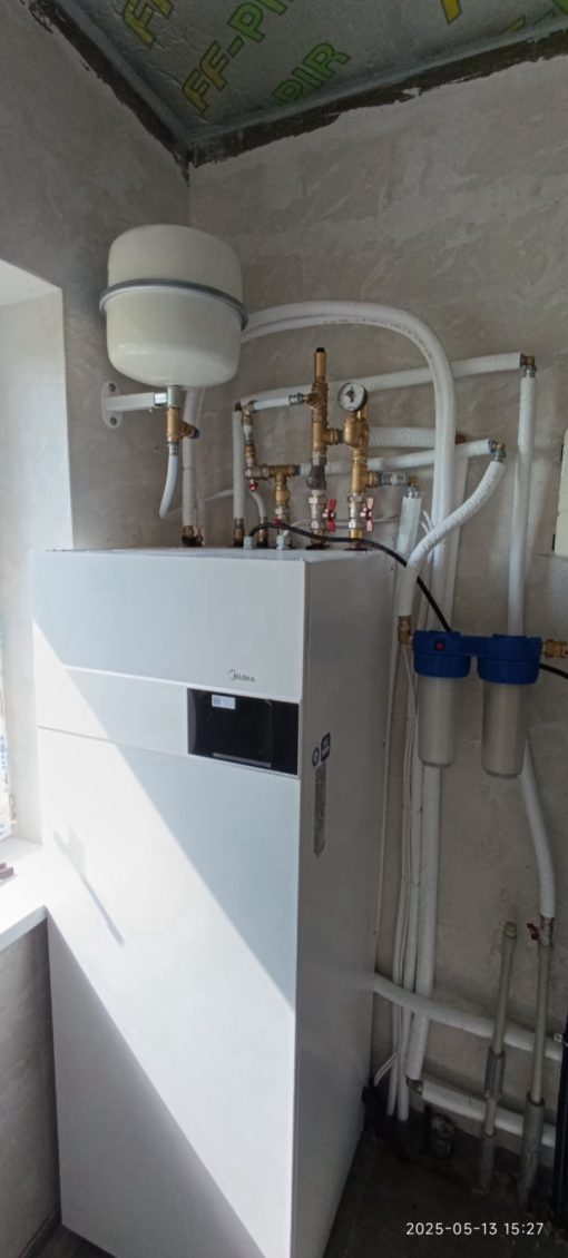 Šilumos siurblys oras-vanduo MIDEA M-Thermal Arctic MHA-V8W/D2N8-B2 su HBT-A100/190CDS90GN8-B2 su integr.190 ltr talpa (8.00 kw)  1Ø  -25 - Image 2