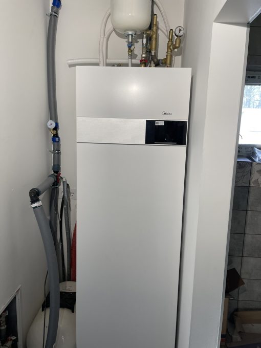 Šilumos siurblys oras-vanduo MIDEA M-Thermal Arctic MHA-V12W/D2RN8-B2 su HBT-A160/240CDS90GN8-B2 su integr.240 ltr talpa (12.00 kw) 3Ø   -25 - Image 4