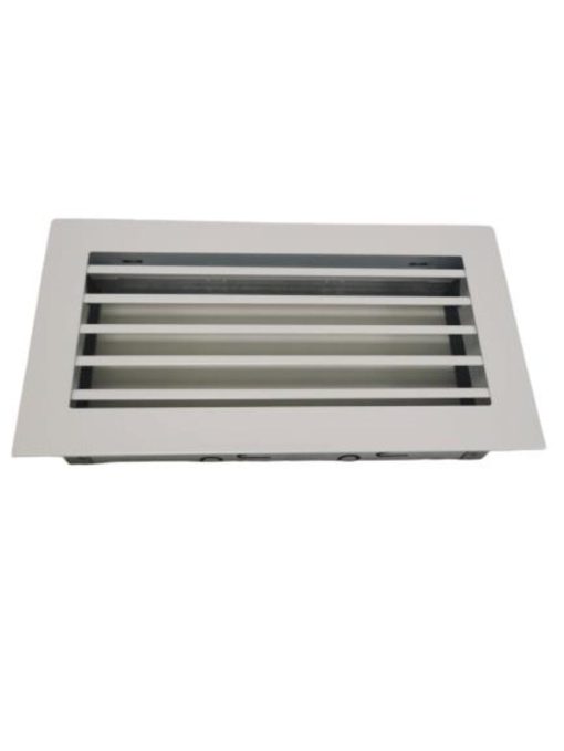 Sieninės vėdinimo grotelės 200x100 mm nukreiptos žemyn