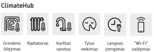 Šilumos siurblys oras-vanduo Samsung Climate HUB Al Home AE200DNWSPG/EU-AE060CXEDEG/EU su integr. 200 ltr. talpa  (6.00 kw) 1Ø  -25 - Image 6