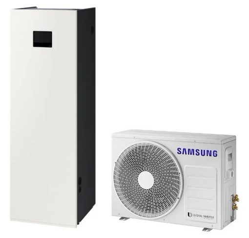 Šilumos siurblys oras-vanduo Samsung Climate HUB Al Home AE200DNWSPG/EU-AE060CXEDEG/EU su integr. 200 ltr. talpa  (6.00 kw) 1Ø  -25
