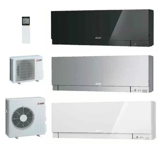 Multi-split komplektas Mitsubishi Electric išorinė dalis MXZ-4F83VFHZ (8.30 – 9.00 kw) su EF vidinėmis dalimis: MSZ-EF25VGK (2.50 – 3.20 kw) 2 vnt ir MSZ-EF35VGK (3.50 – 4.00 kw) 1 vnt -25