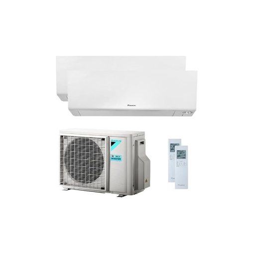 Multi-split komplektas DAIKIN išorinė dalis 2MXM50A9 (5.00 - 5.60 kw) su vidinėmis PERFERA dalimis: 1 vnt FTXM20A (2.00 – 2.50 kw) ir 1 vnt FTXM35A (3.40 – 4.00 kw) -15